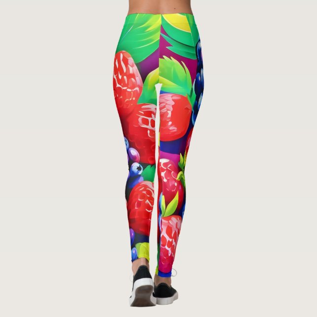 Fresh Berry Bounty Leggings (Rückseite)