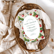 Fresh Berry Gingham Baby Shower