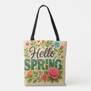 Fresh Blooms & Sunshine - Hello Spring Öko Tasche