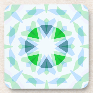 Fresh Blue Hübsch Green Star Dopamin Deco Kitsch Getränkeuntersetzer