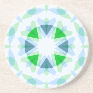 Fresh Blue Hübsch Green Star Dopamin Deco Kitsch Getränkeuntersetzer