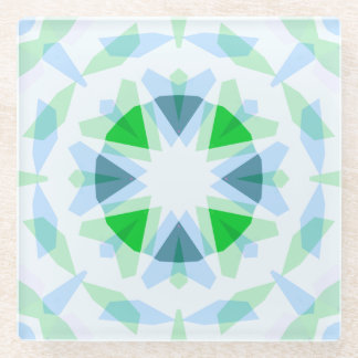 Fresh Blue Hübsch Green Star Dopamin Deco Kitsch Glasuntersetzer