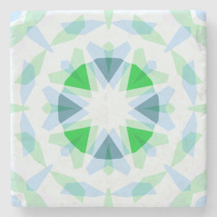 Fresh Blue Hübsch Green Star Dopamin Deco Kitsch Steinuntersetzer