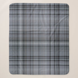 Fresh Blueberries Navy Blue Kariert Sherpadecke
