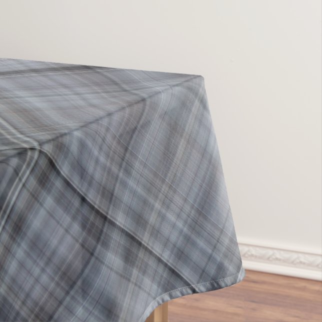 Fresh Blueberries Navy Blue Kariert Tischdecke (Beispiel)