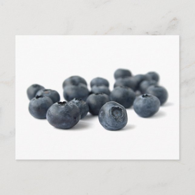 Fresh Blueberries Postkarte (Vorderseite)