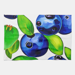 Fresh Blueberry Art Geschirrtuch