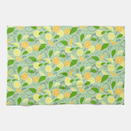 Fresh citrus fruits. geschirrtuch