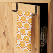 Fresh Citrus Slices Geometric Retro Kitchen