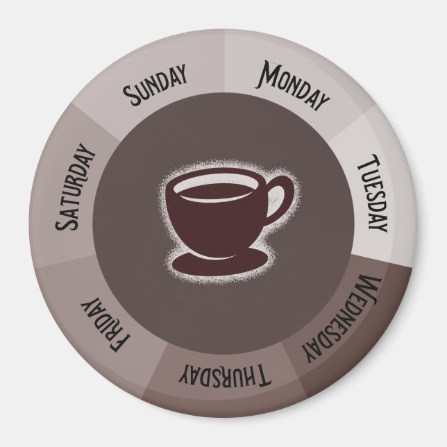 Fresh Coffee Java Kitchen Office Organisator Magnet (Vorne)