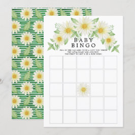 Fresh Daisy Bingo Baby Showspiel Einladung