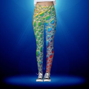 "Fresh Dew Drops Leggings" Leggings