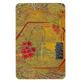 "Fresh Flowers Always Make My Day" Magnet