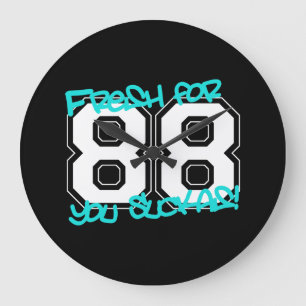 Fresh for '88 große wanduhr