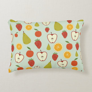 Fresh fruit in seamless repeating pattern dekokissen