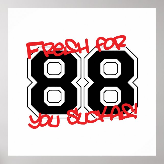 Fresh für '88 poster (Vorne)