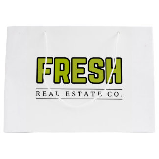 FRESH Glänzende Geschenktasche (groß) Große Geschenktüte