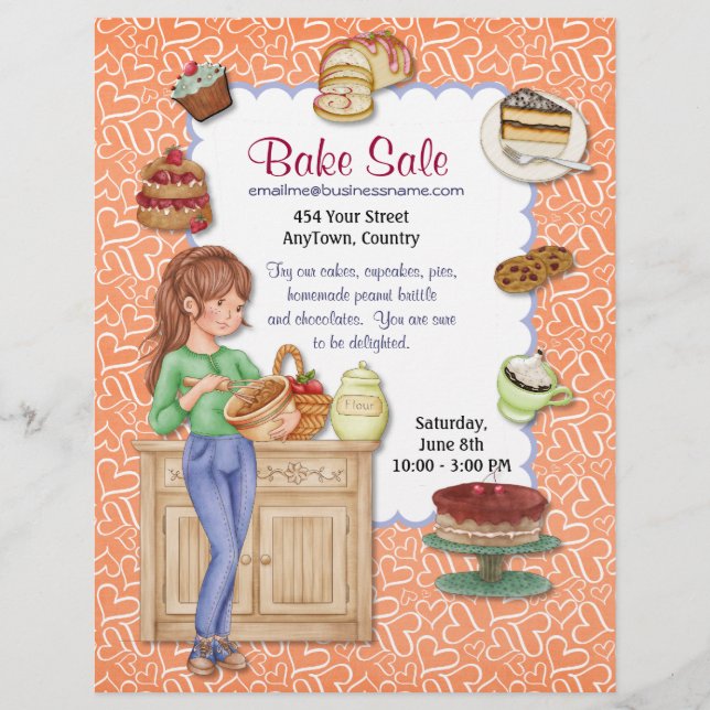 Fresh Goodness Bake Sale Flyer (Vorne)