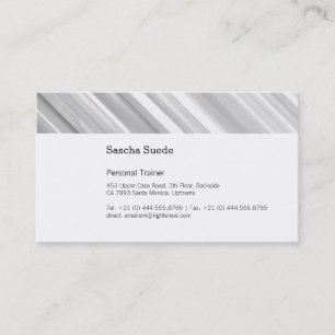 Fresh Gray mit Black Visitenkarte