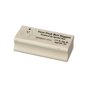 Fresh Hintern Nuggets Briefmarke Gummistempel