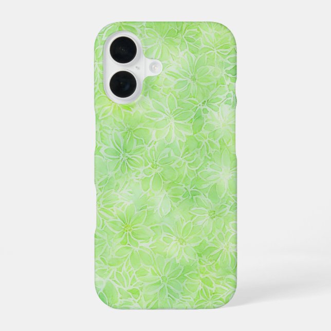 Fresh Leaf Harmony Phone Case iPhone 16 Hülle (Rückseite)