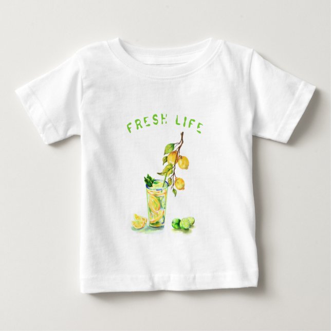 Fresh Lemon Baby T - Shirt Lemonade (Vorderseite)