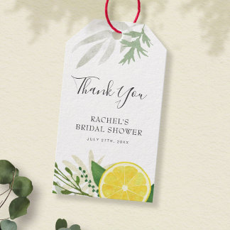 Fresh Lemon Danke, dass du Tags gegeben hast Geschenkanhänger