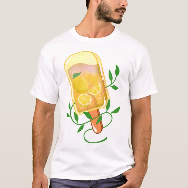 Fresh Lemon Ice Pop T-Shirt (Vorderseite)