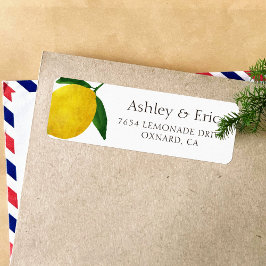 Fresh Lemon return address labes 02