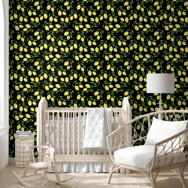 Fresh Lemon Wallpaper Vibranrus Citrus Design Tapete (Von Creator hochgeladen)