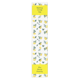 Fresh Lemons Family Dining Personalisieren Kurzer Tischläufer