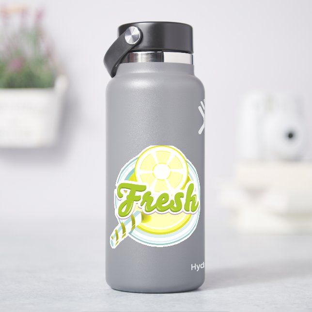 Fresh Lemons Sticker (HydroFlask)