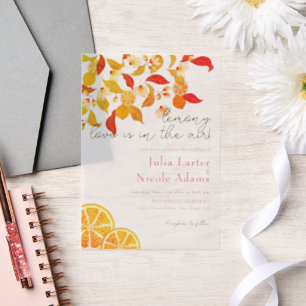 Fresh Lemony Liebe Citrus Foliage Hochzeit