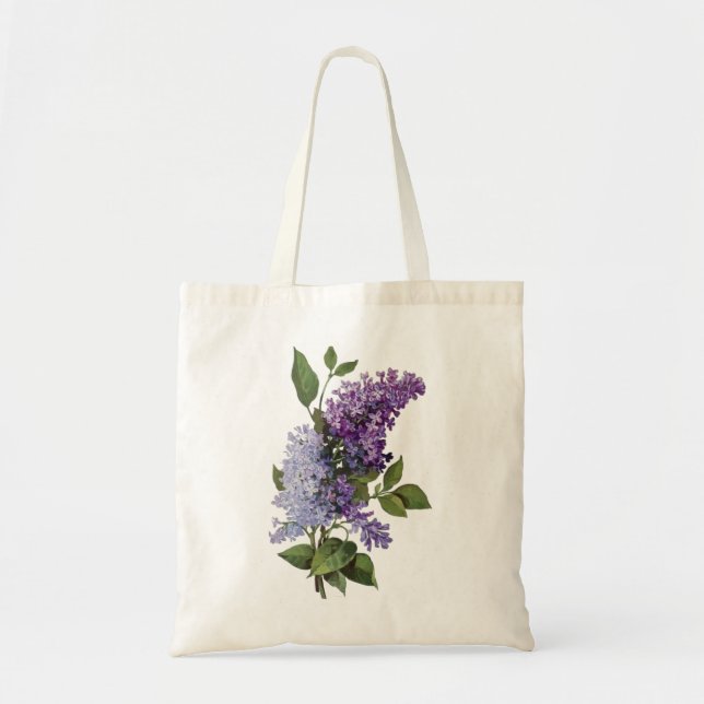 Fresh Lilacs - Französisches Land Tragetasche (Vorne)