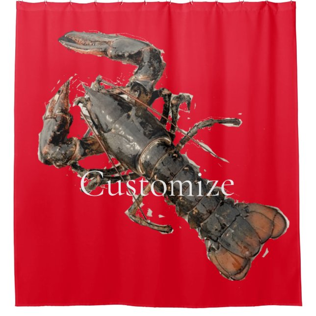 Fresh Maine Hummer Thunder_Cove Duschvorhang (Vorderseite)