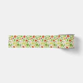 Fresh Market Veggie Ribbon — Soft Ivory  Ripsband