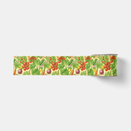 Fresh Market Veggie Ribbon — Soft Lemon Ripsband