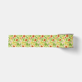 Fresh Market Veggie Ribbon — Soft Lemon Ripsband