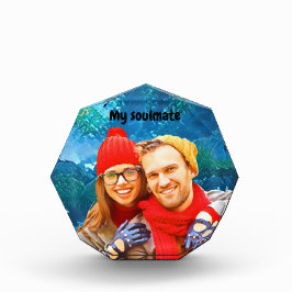 fresh modern personalized design red hearts fotoblock