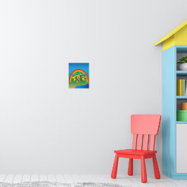 Fresh Nature Butterflies Rainbow Poster