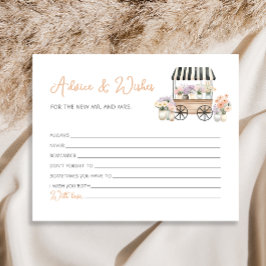 Fresh off Market Advertising and Wishings Card