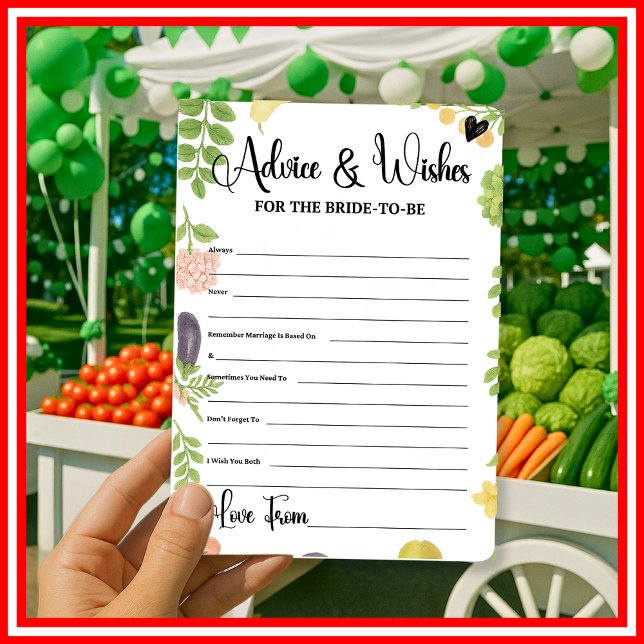 Fresh off Market Advertising Wünsche für die Braut (Von Creator hochgeladen)