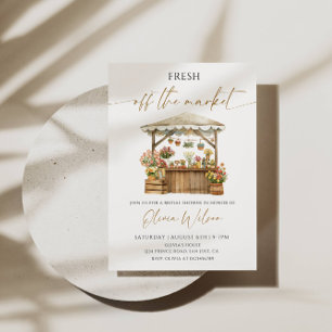 Fresh off Market Brautparty - Rustic & Fun Einladung