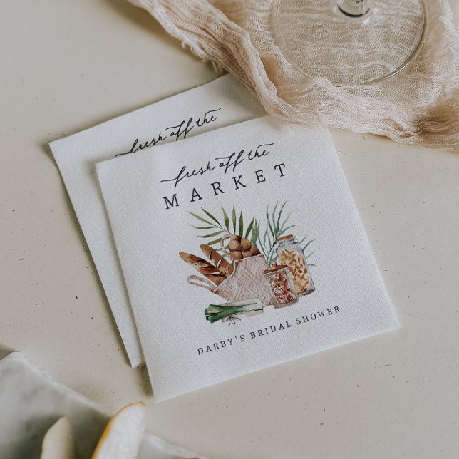 Fresh off Market Brautparty Serviette (Von Creator hochgeladen)