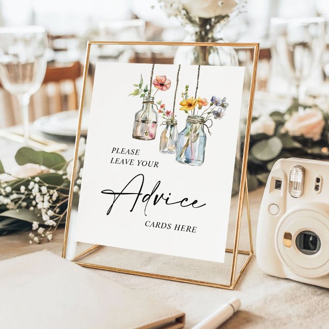 Fresh off Market Floral Jar Advice Poster (Von Creator hochgeladen)