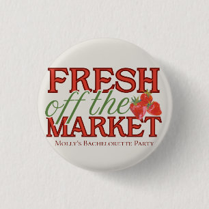 Fresh Off Market - Personalisiert Modernes Bridal Button