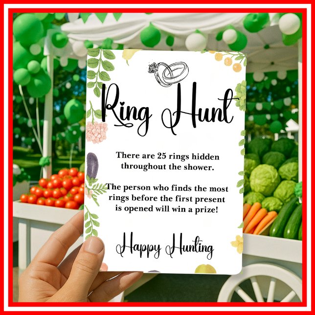 Fresh off Market Ring Hunt Brautparty Game (Von Creator hochgeladen)