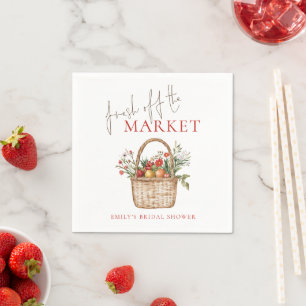 Fresh off of Market Name Brautparty Serviette