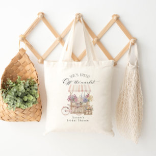 Fresh Off the Market Blumenwagen Brautparty Tragetasche