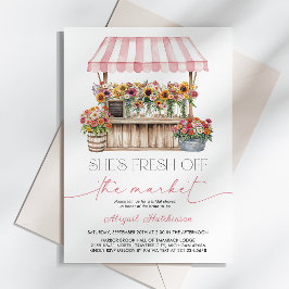 Fresh off the Market Brautparty Einladung